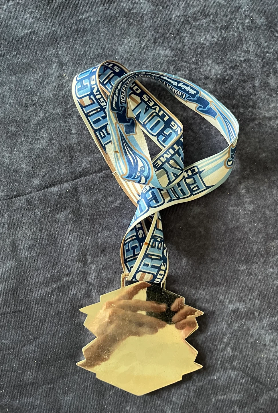 Liberty High School Falcon 15K Relay Medal - photo 2