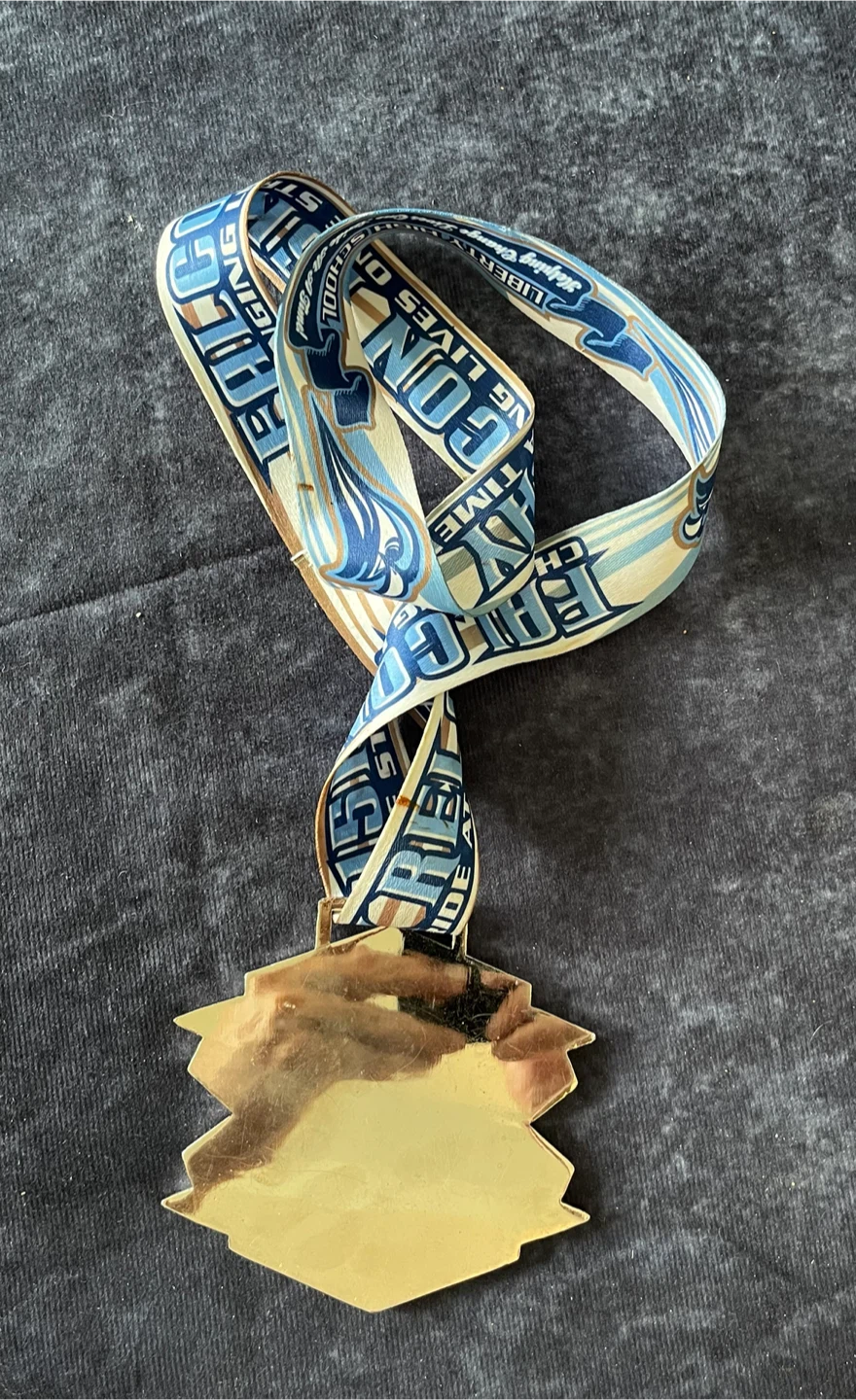 Liberty High School Falcon 15K Relay Medal - photo 4