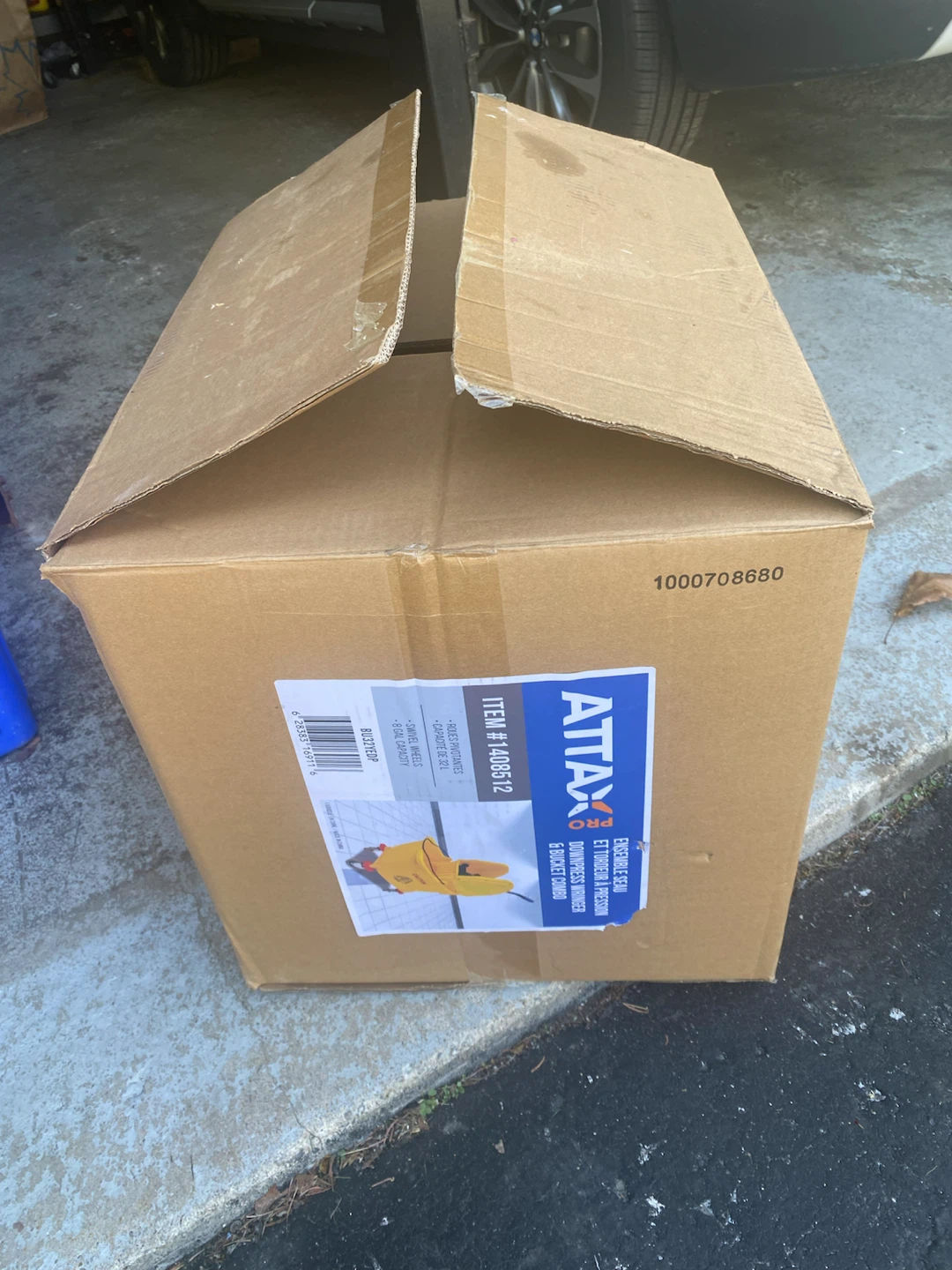 ATTAX Sidepress Wringer Bucket Combo - 8.5 gal (32 L) - Yellow - photo 4