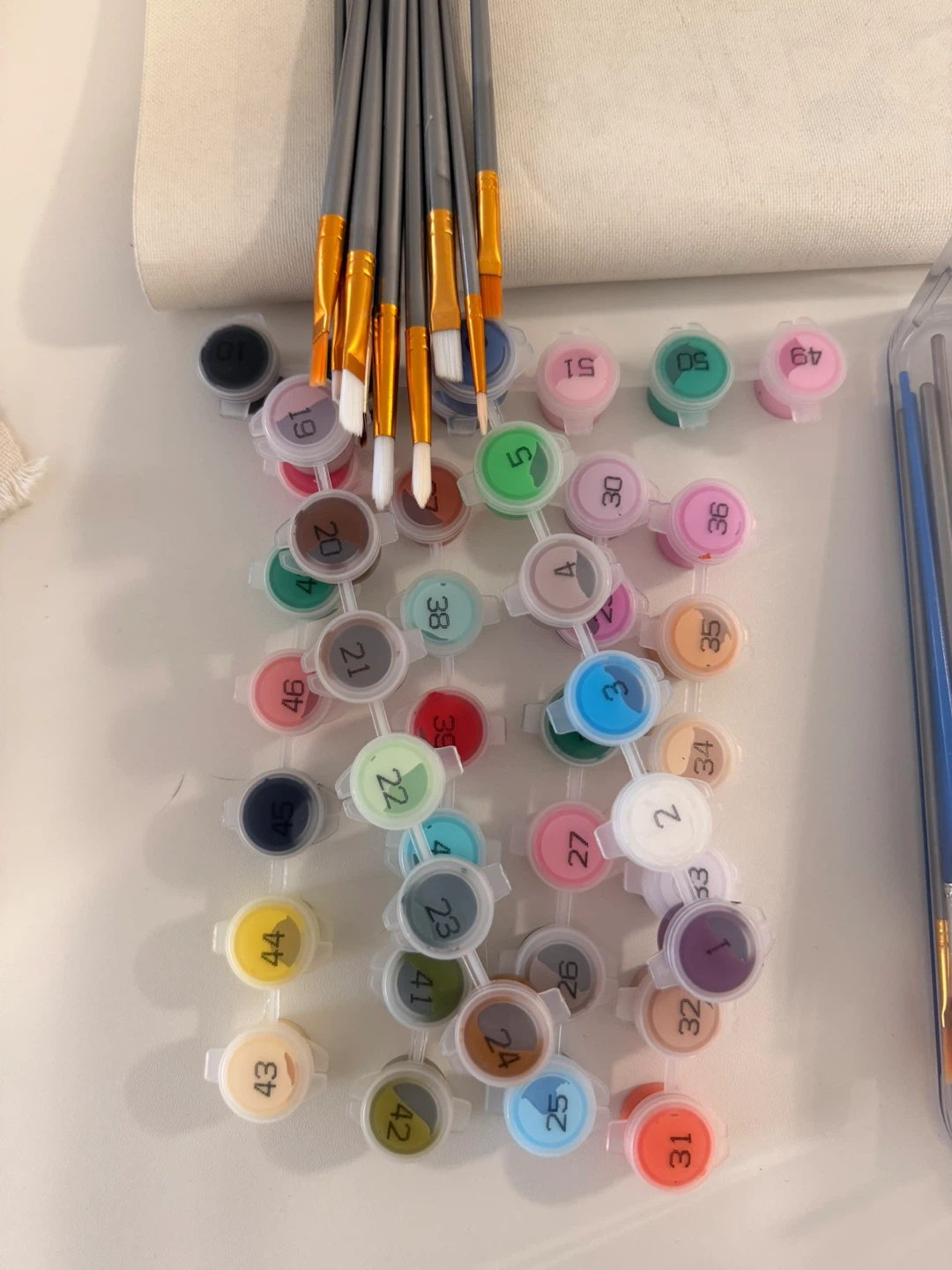Paint by Numbers Kit with Brushes and Paints - photo 2