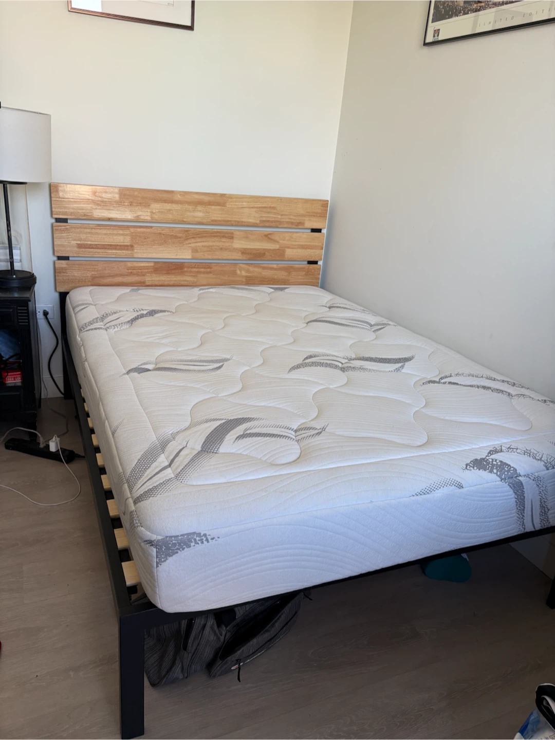 Full size Mattress and Bed Frame - $235 OBO