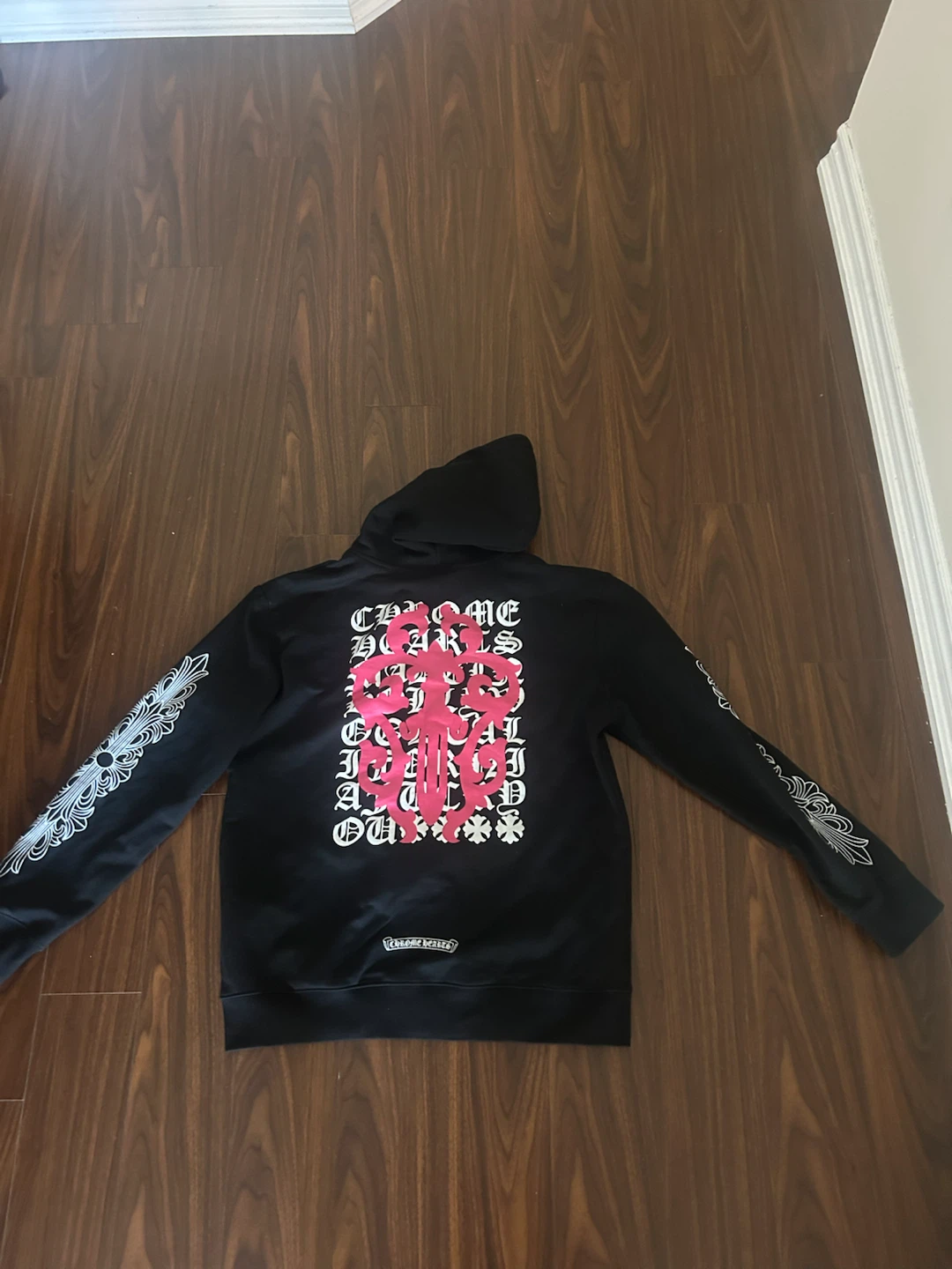 Chrome Hearts Black Zip Up Hoodie