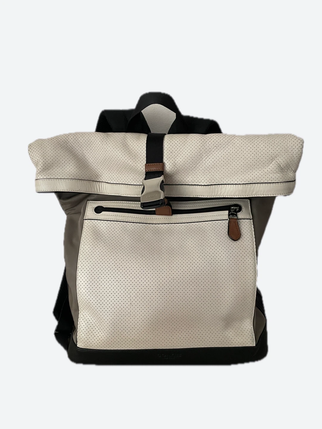 Coach leather backpack