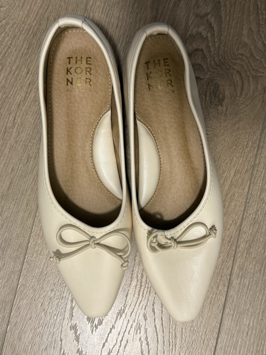 The Korner Ballet Flats - Cream Size 37 - photo 3