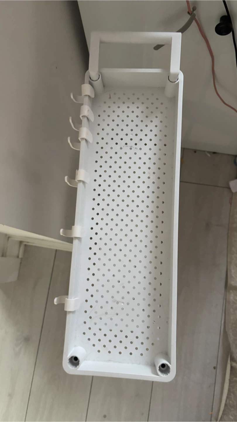 White 3-Tier Rolling Storage Cart - photo 2