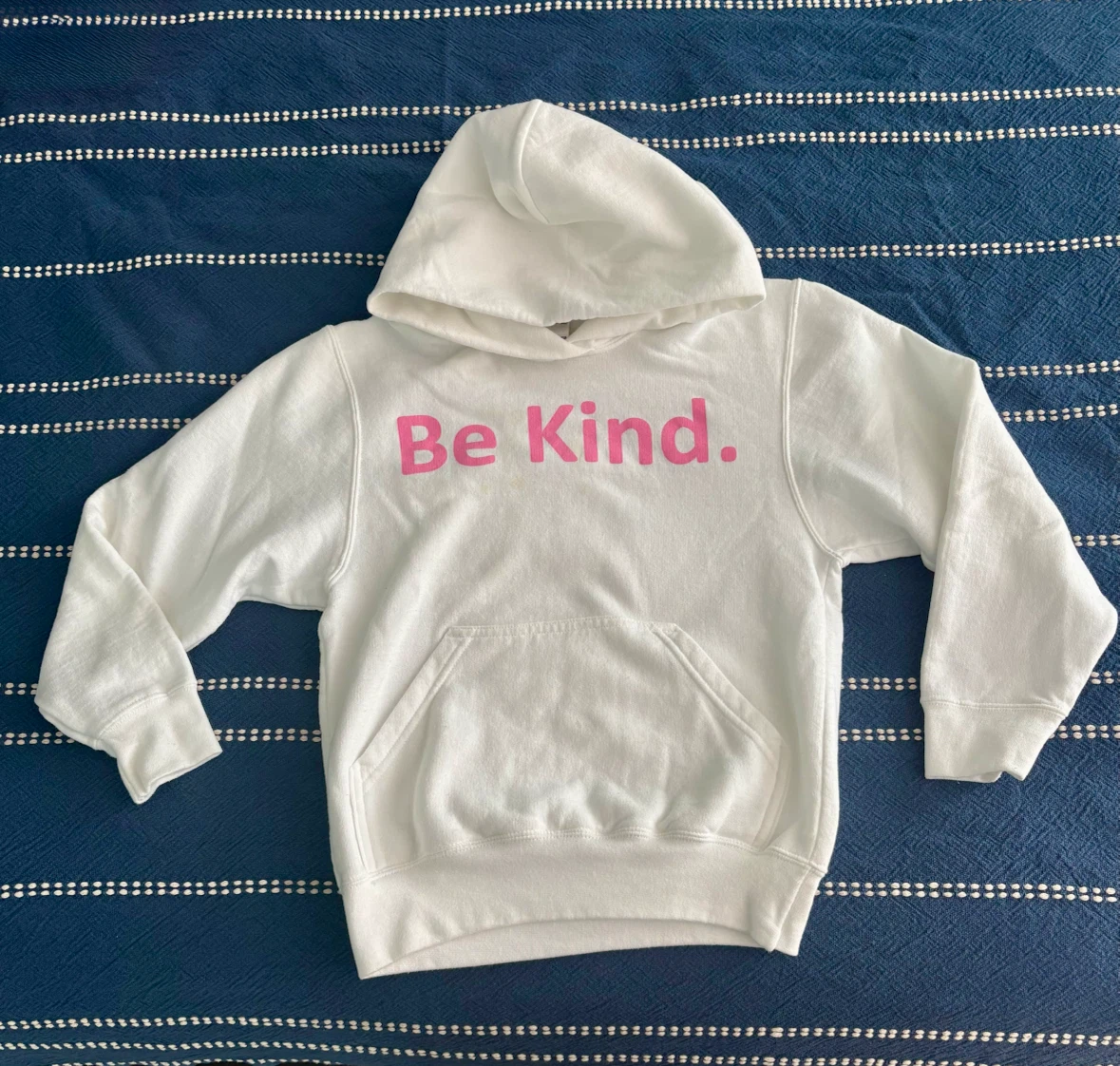 White "Be Kind" Hoodie