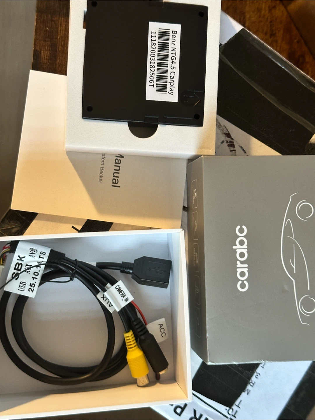Carabc Benz NTG4.5 CarPlay Interface Decoder