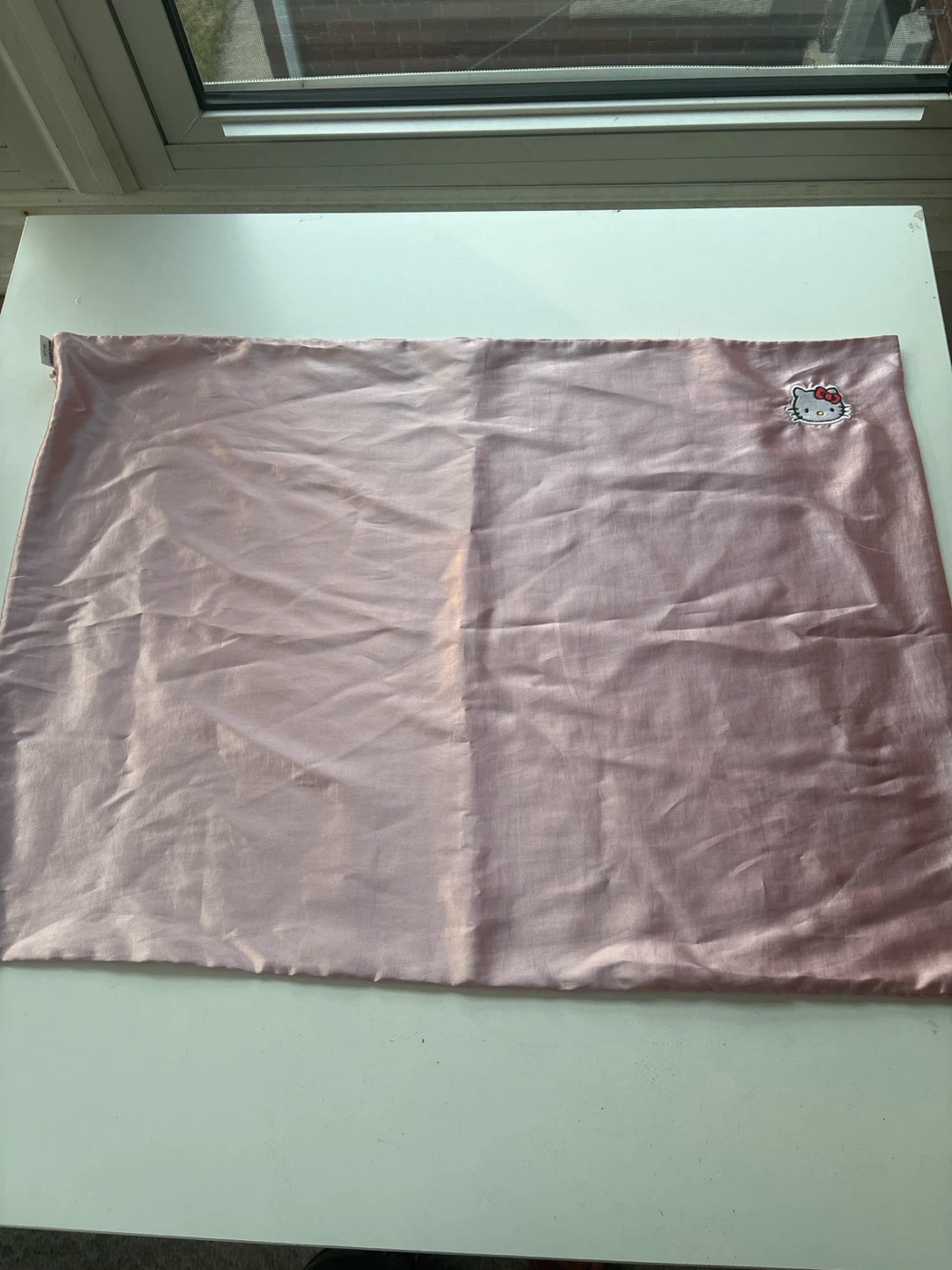 Hello Kitty Satin Pillowcase by Kitsch