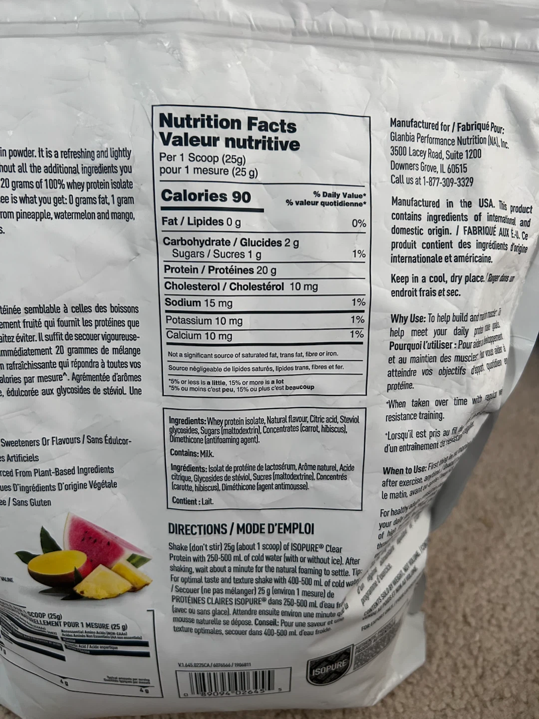 Isopure Tropical Punch Clear Protein Powder - photo 4