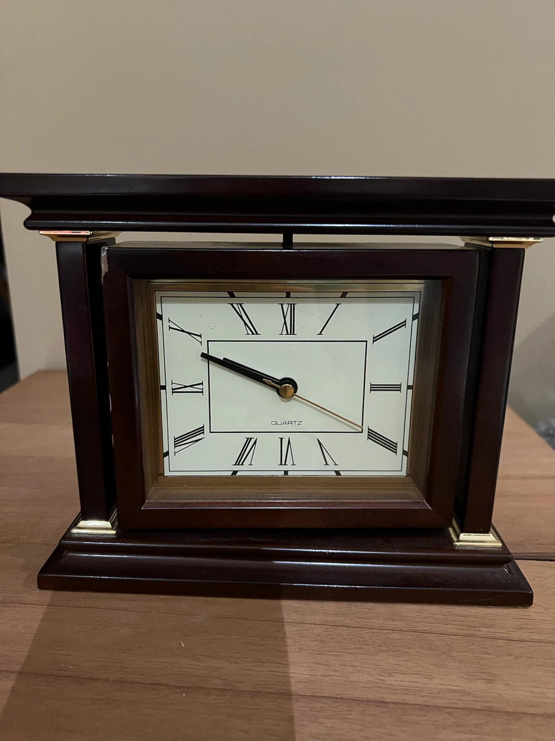 Wooden Mantel Clock
