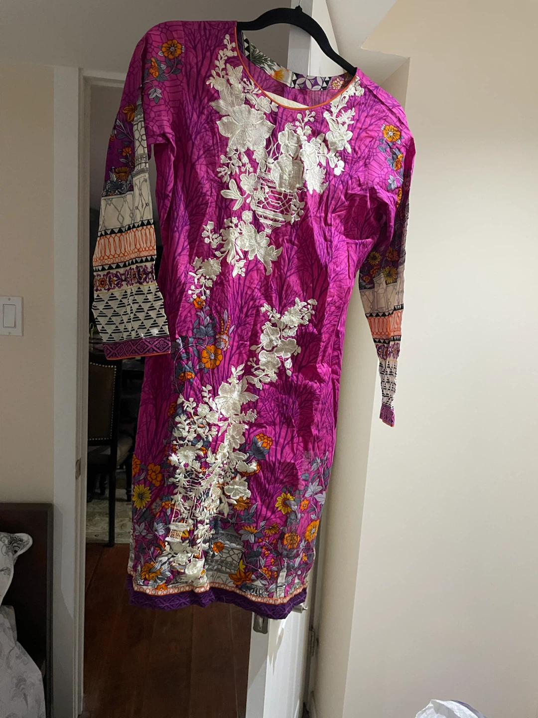 Dress (lawn and cotton) - photo 3