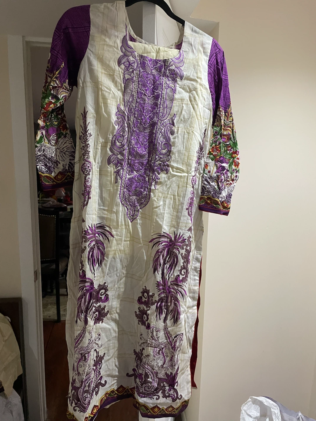 Dress (lawn and cotton) - photo 4