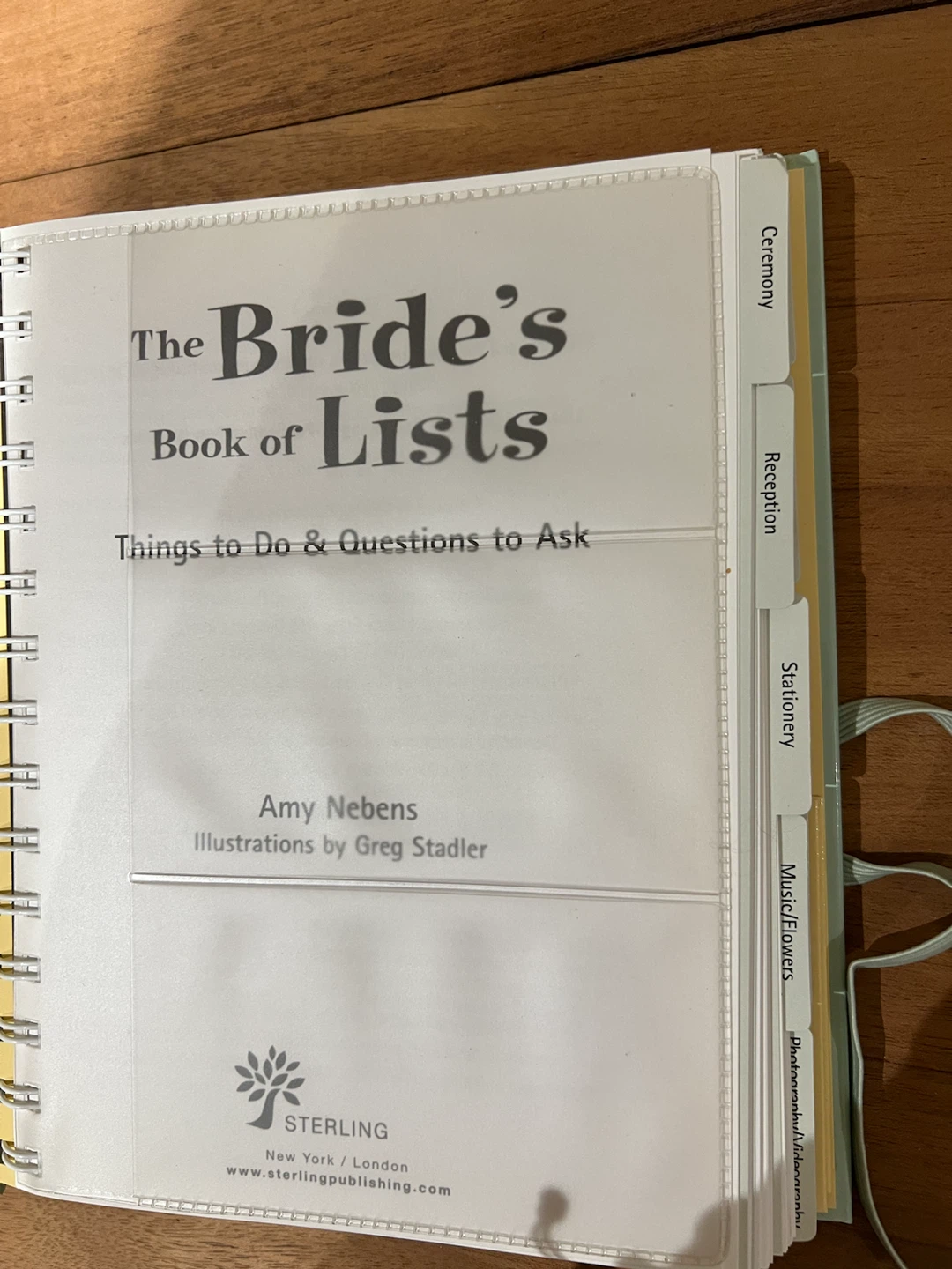 The Bride's Book of Lists Wedding Planner - photo 2