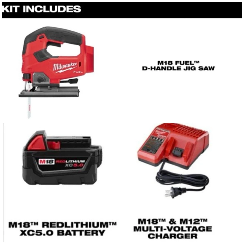 Milwaukee M18 FUEL D-Handle Jig Saw Kit