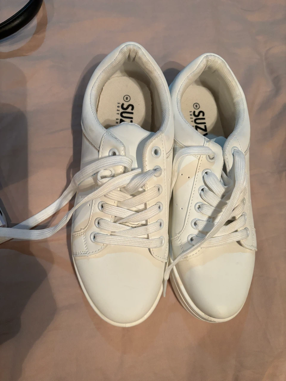 White Suzy Shier Sneakers - Size 8