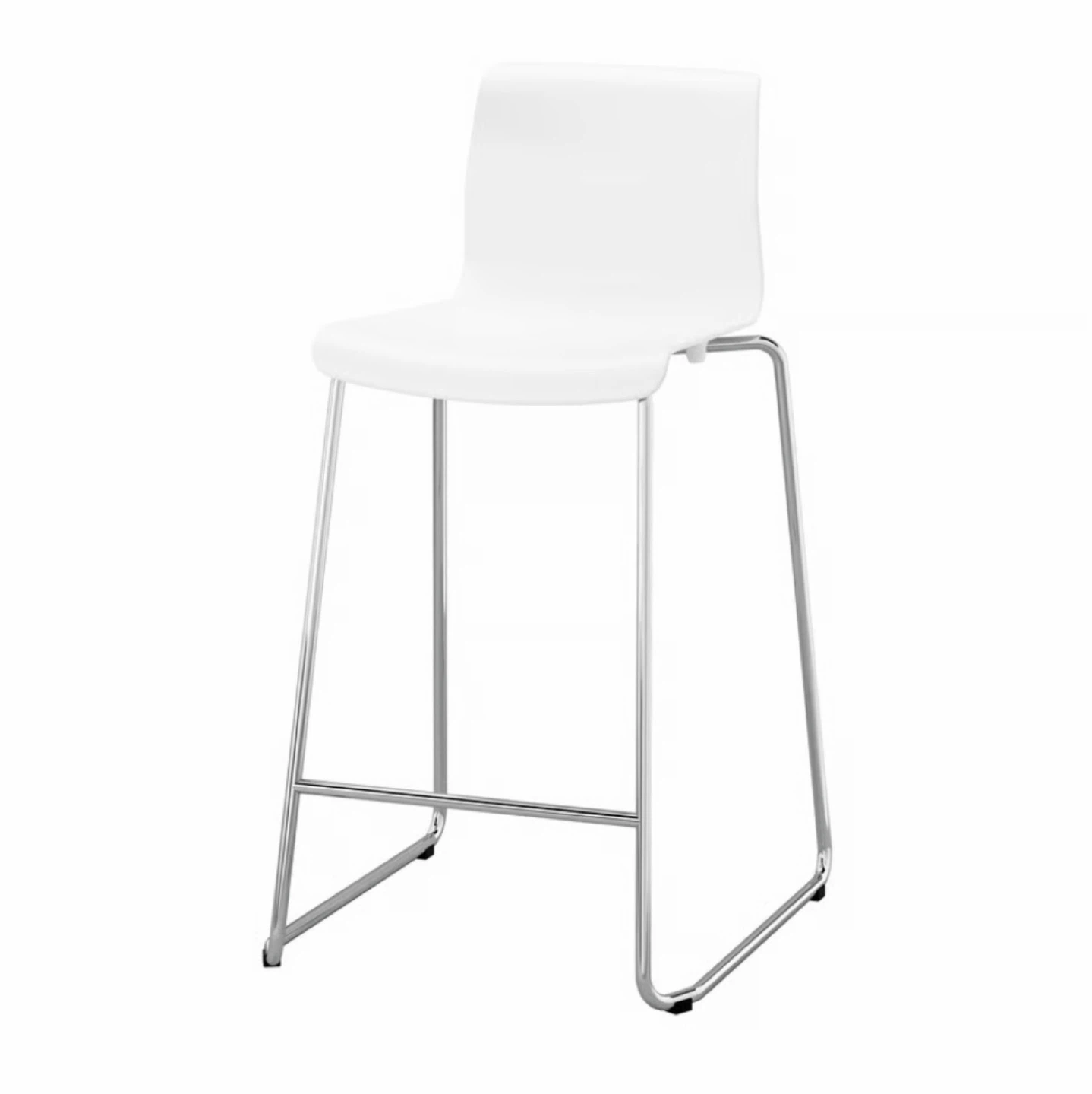IKEA Pair of White Bar Stools - photo 2