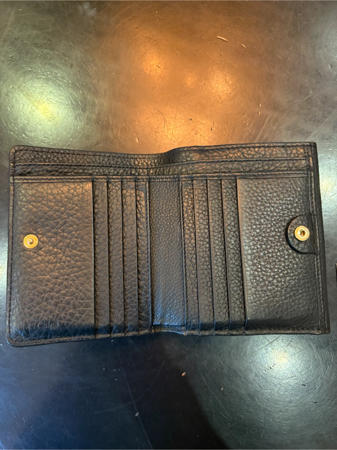 Chloe black wallet - photo 2