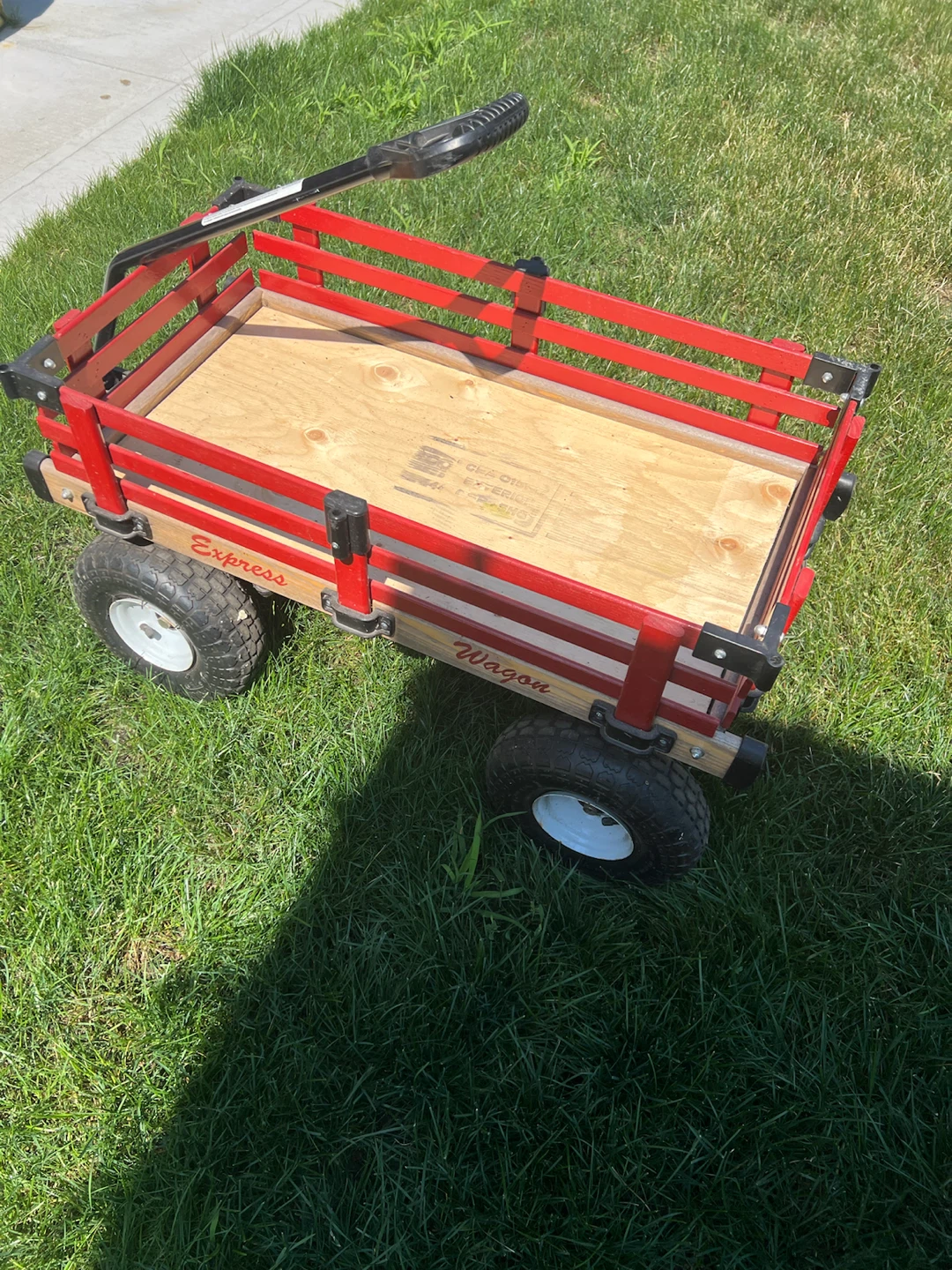 Radio Flyer "Express Wagon" Red/Wood Wagon