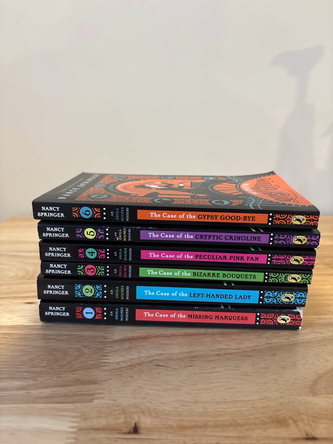 Enola Holmes Mystery Book Set by Nancy Springer