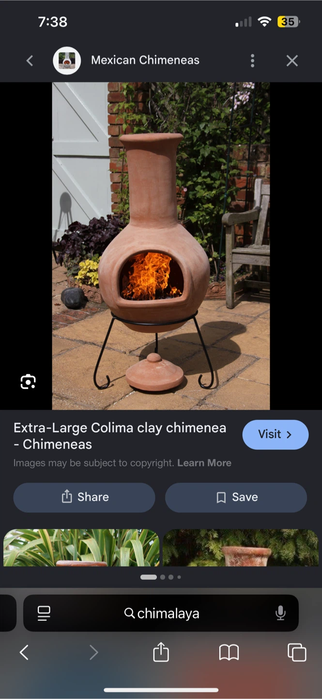 Terracotta Chiminea with Stand