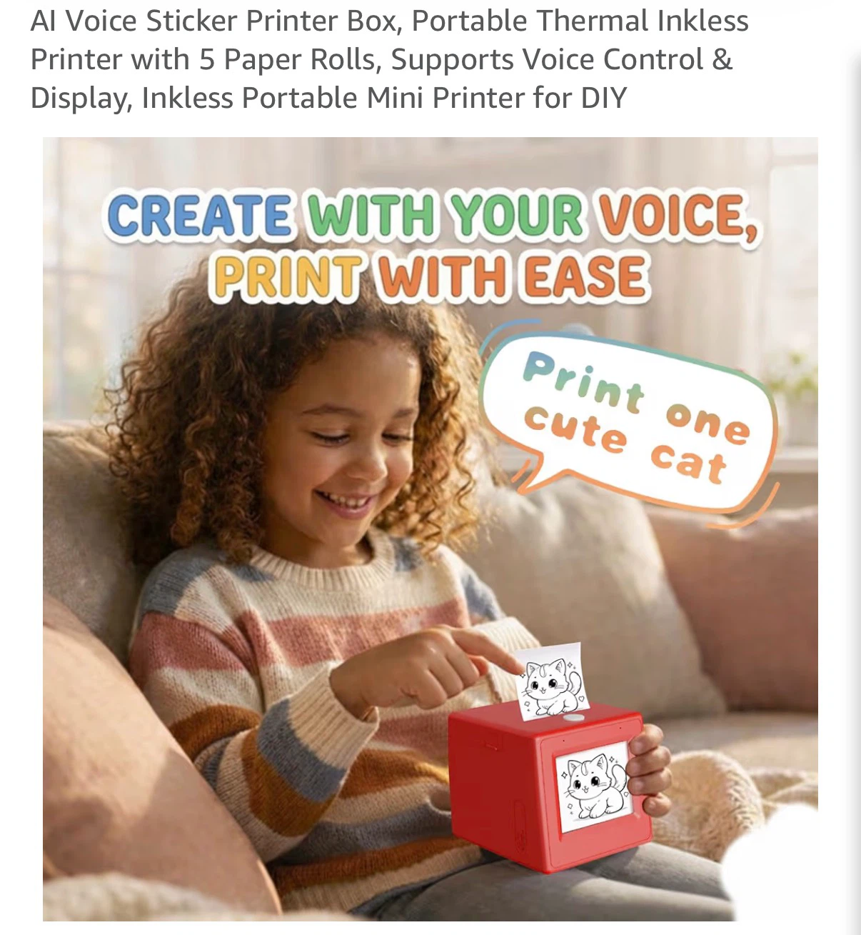 Bioetva AI Voice Sticker Printer Box - photo 3