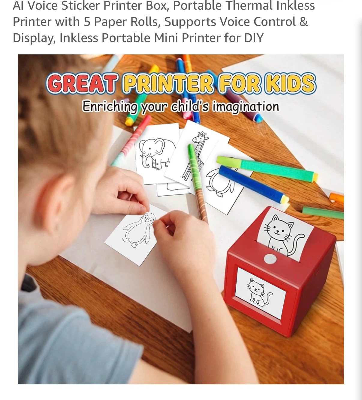Bioetva AI Voice Sticker Printer Box - photo 4