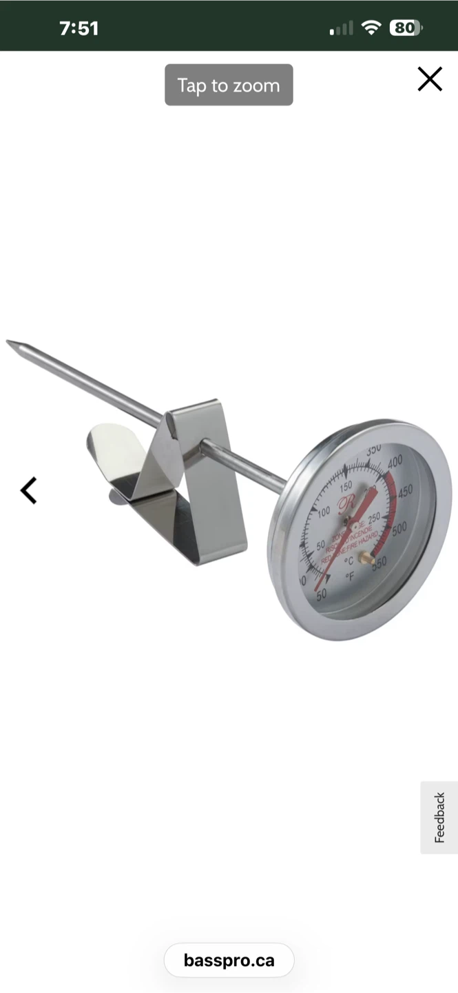 Bass Pro Shops Deep Fryer Pot with Thermometer - photo 3
