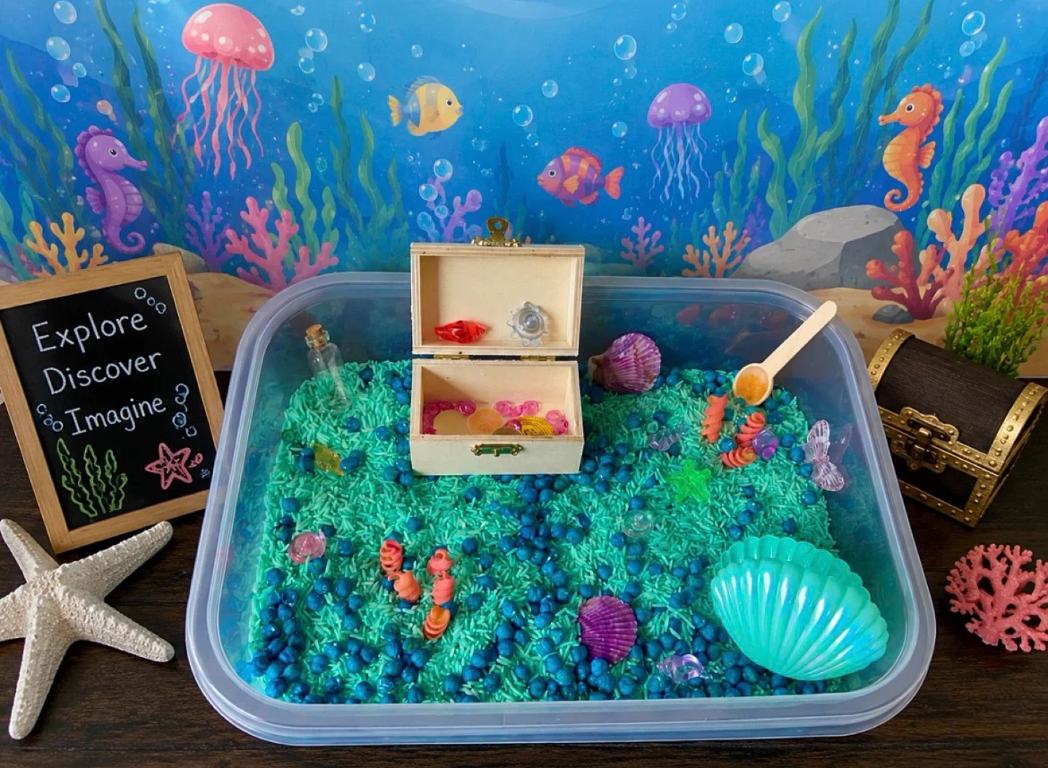 Sensory Bins for kids summer break - photo 4