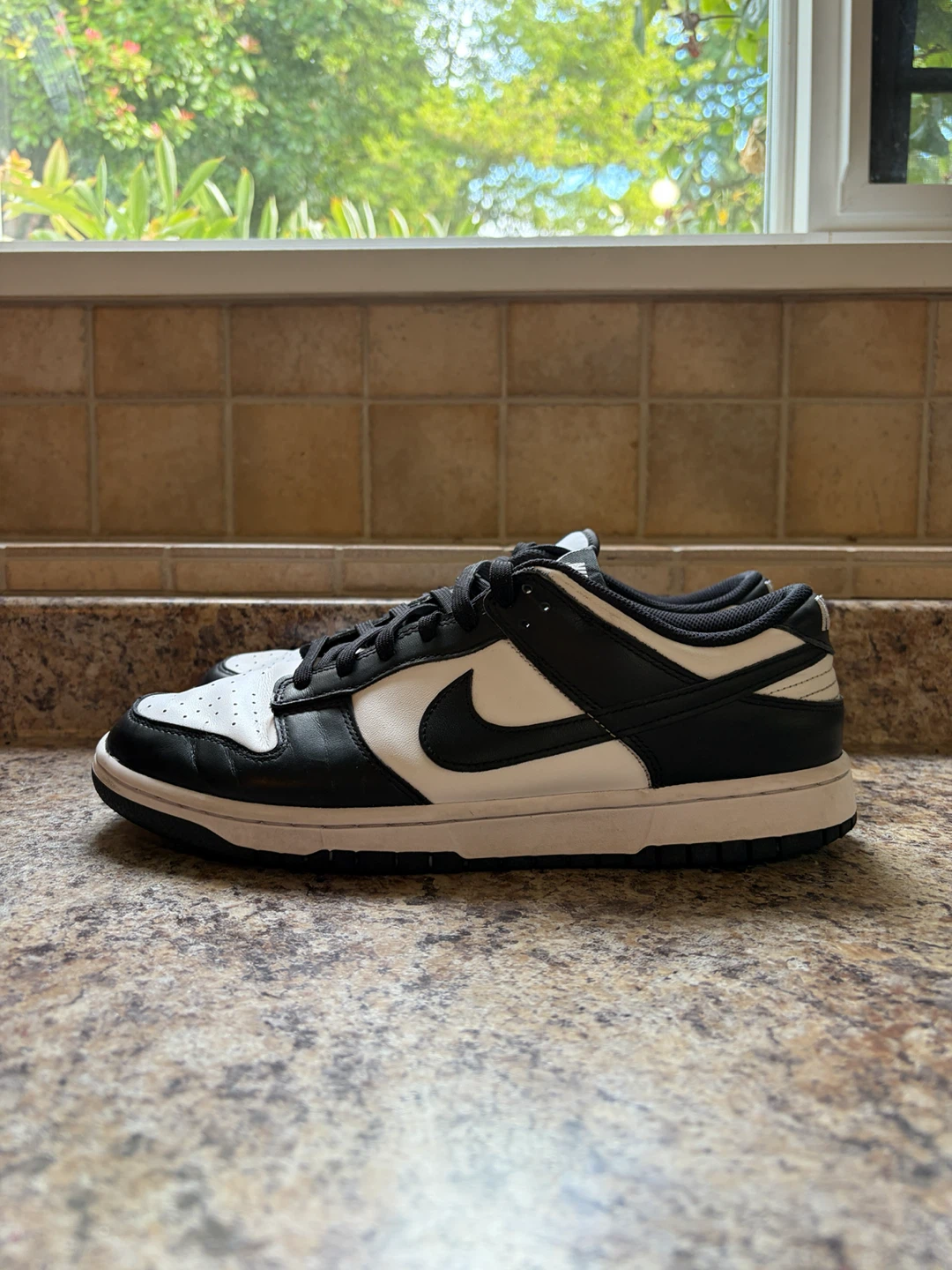 Nike Dunk Low Black White Sneakers - photo 3