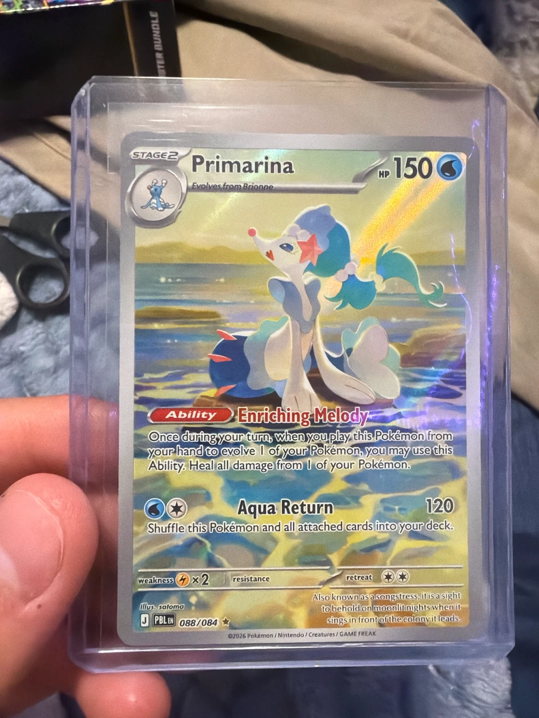 Pokémon Primarina - Pitch Black IR