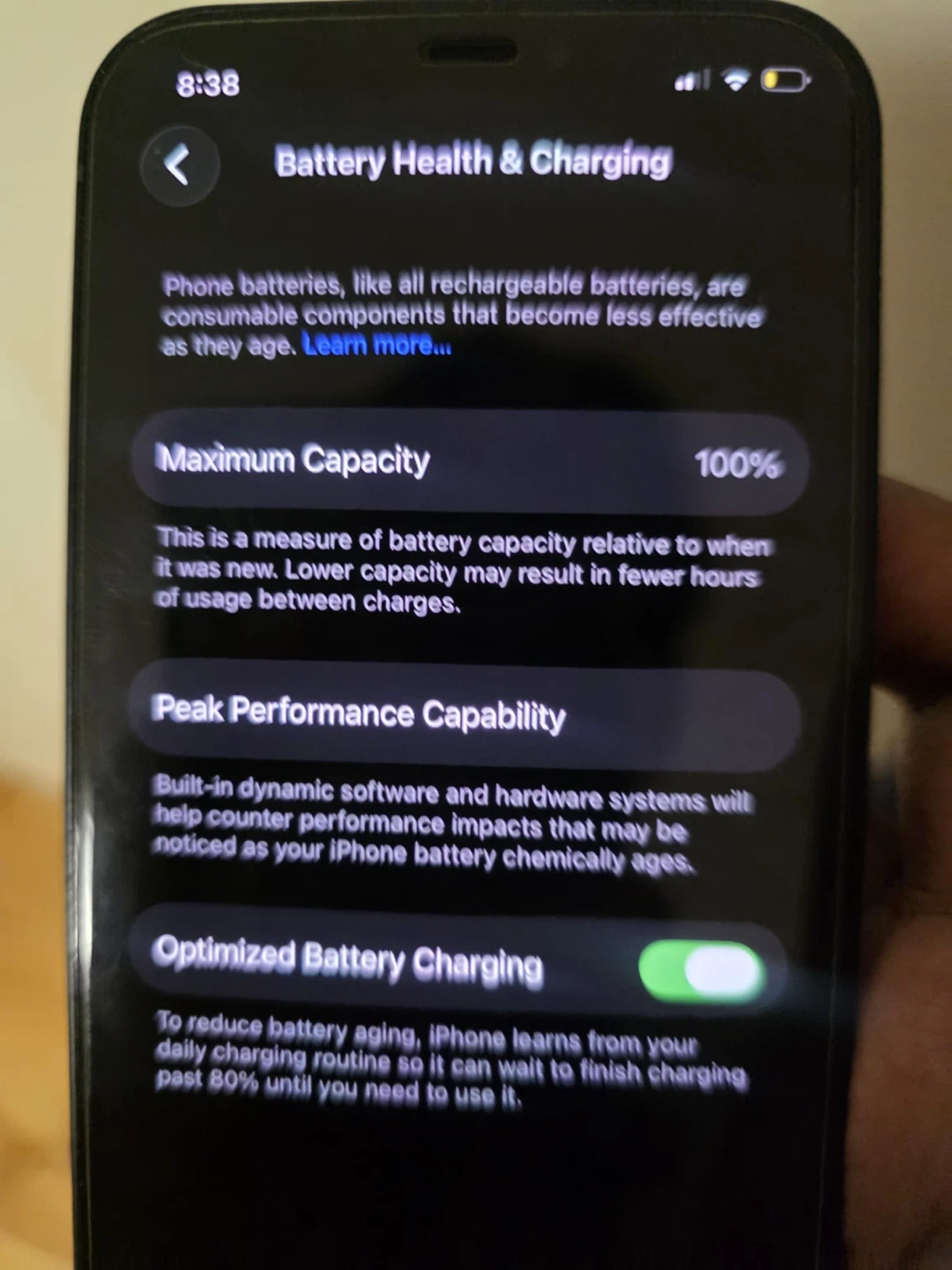 100% battery health Apple iPhone 12  - Black - photo 2