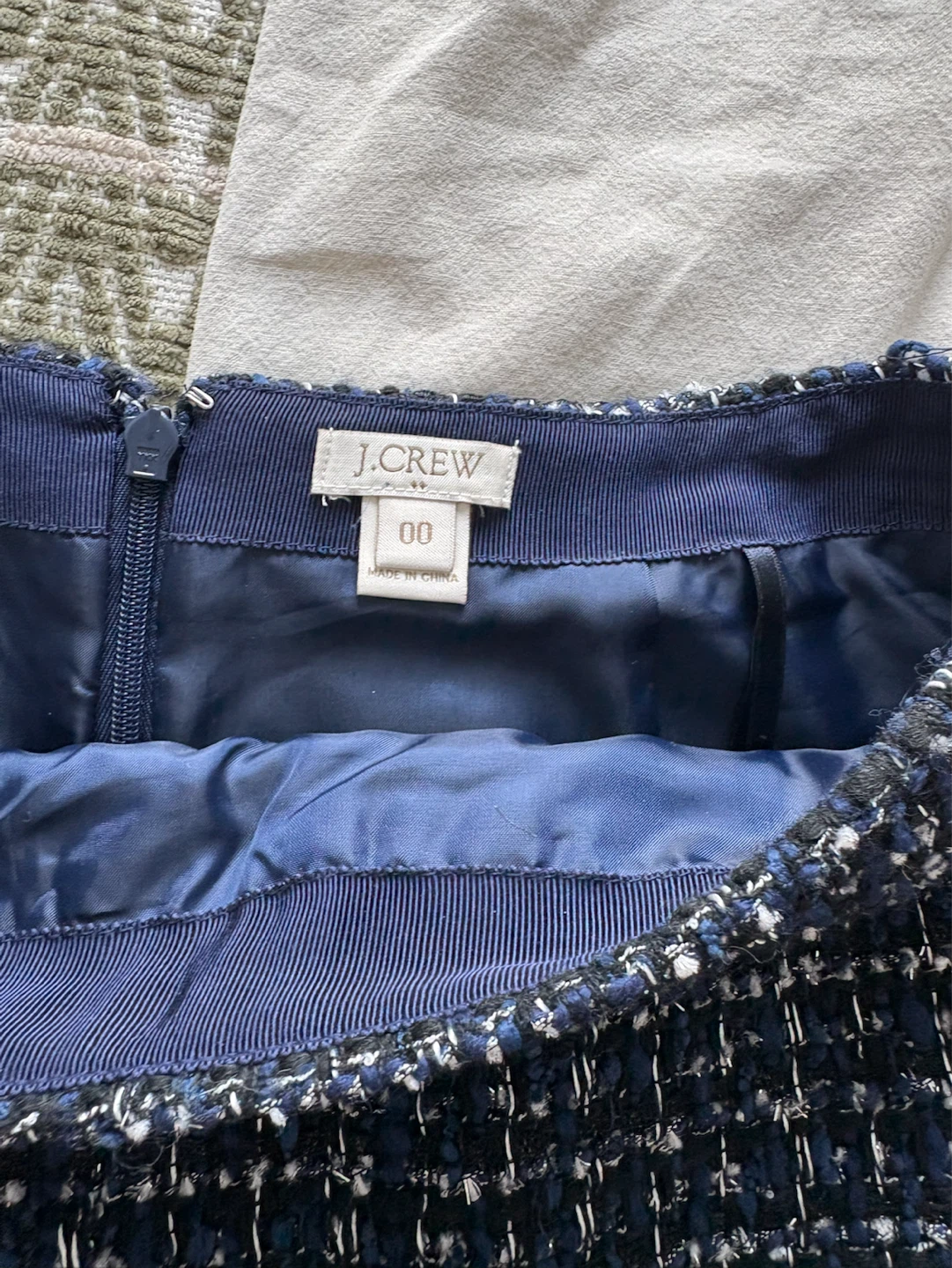 J. Crew Tweed Skirt - Size 00 - photo 3