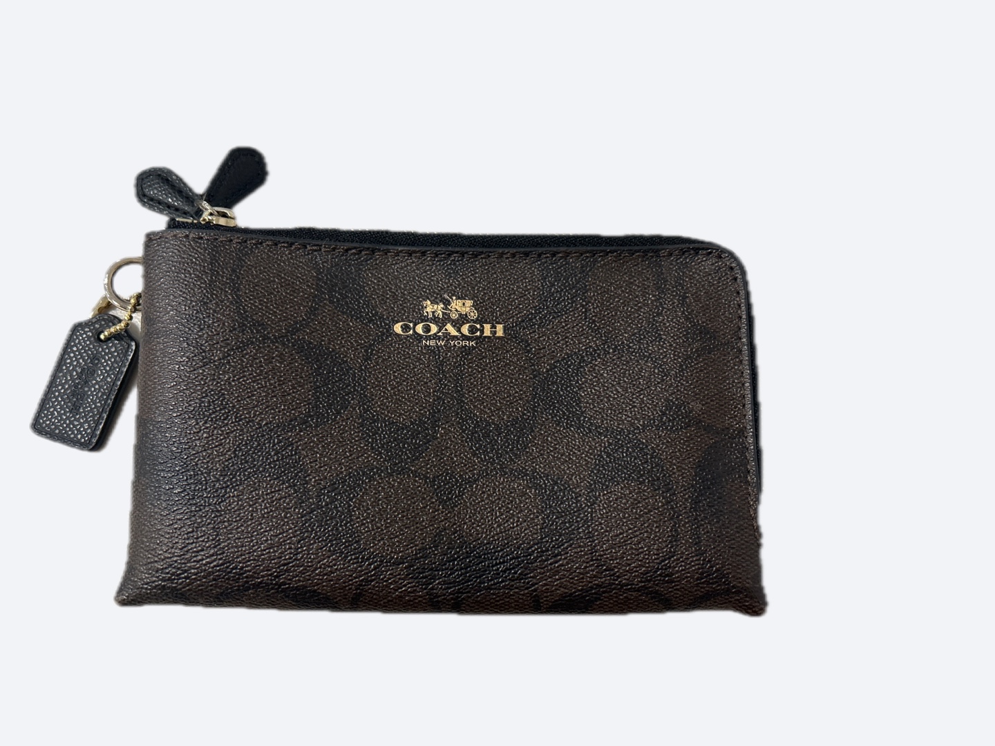 Coach Double Zip Small Wallet/Pouch