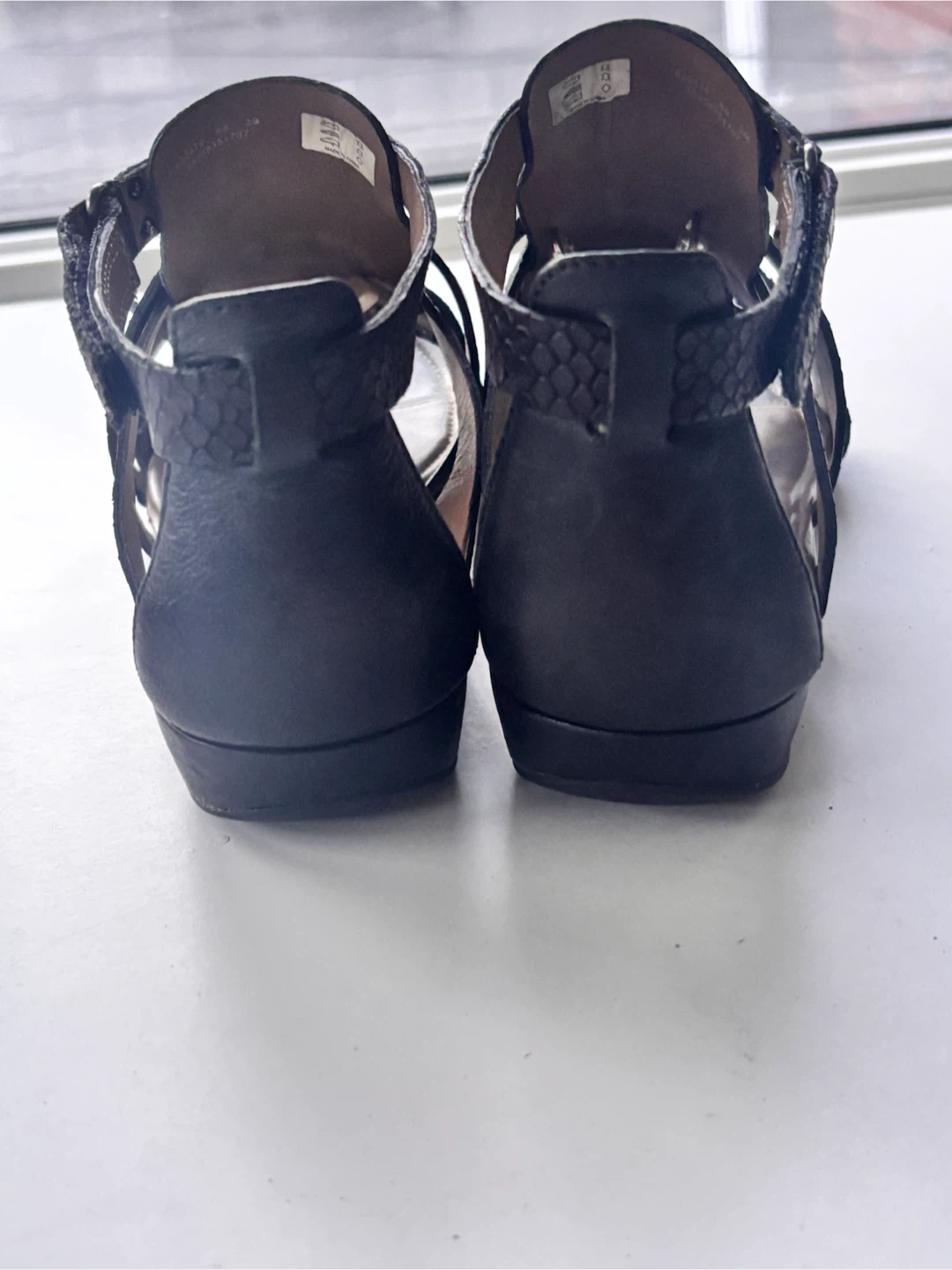 ECCO Black Gladiator Sandals - photo 3