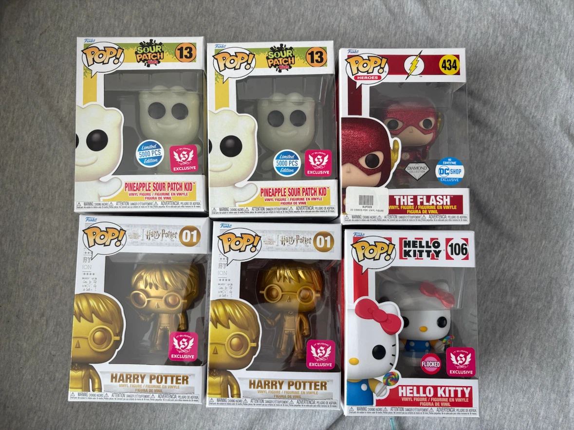 Pop collectibles (exclusives,limited)