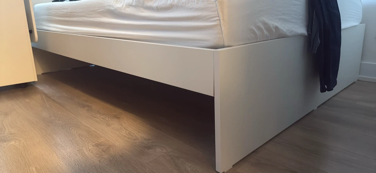 VIHALS Bed frame, white, Queen - photo 3