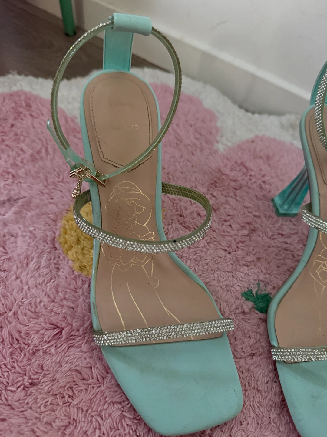 ALDO x Disney Princess Ariel Heeled Sandals Size 7 - photo 4