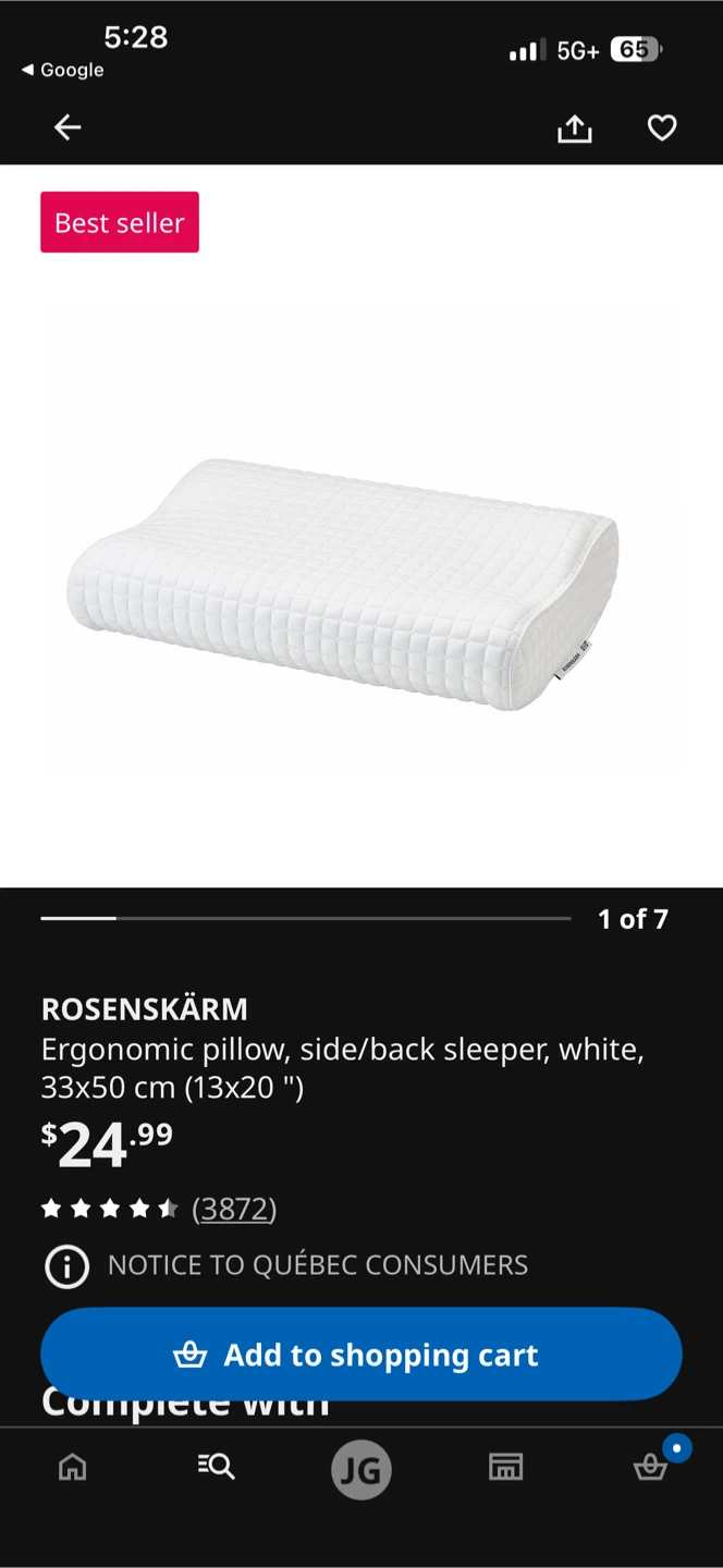 IKEA 365+ Fast Pillow - photo 4