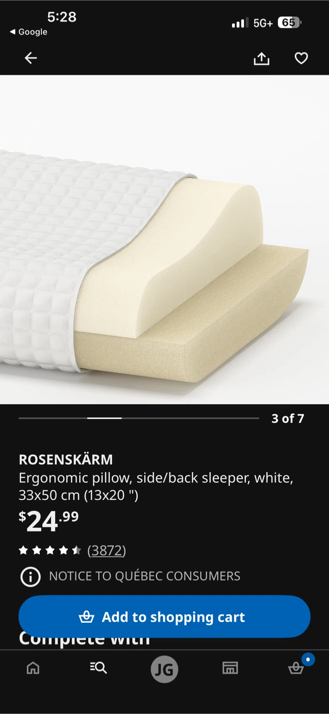 IKEA 365+ Fast Pillow - photo 5
