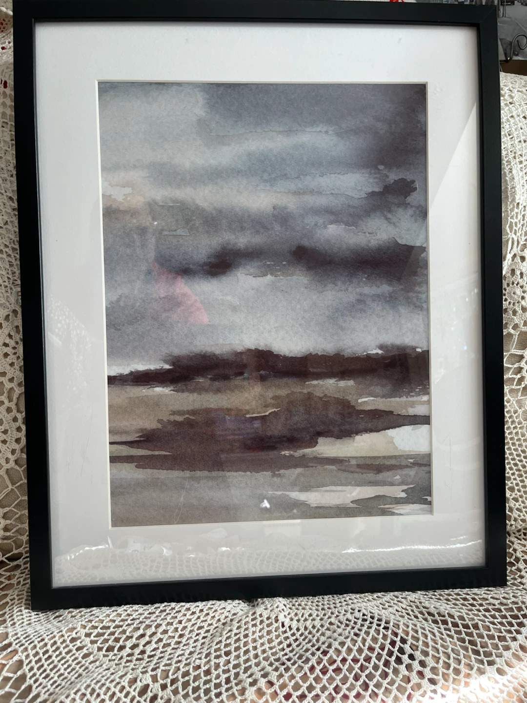 Art- Framed Abstract Watercolor Art Print