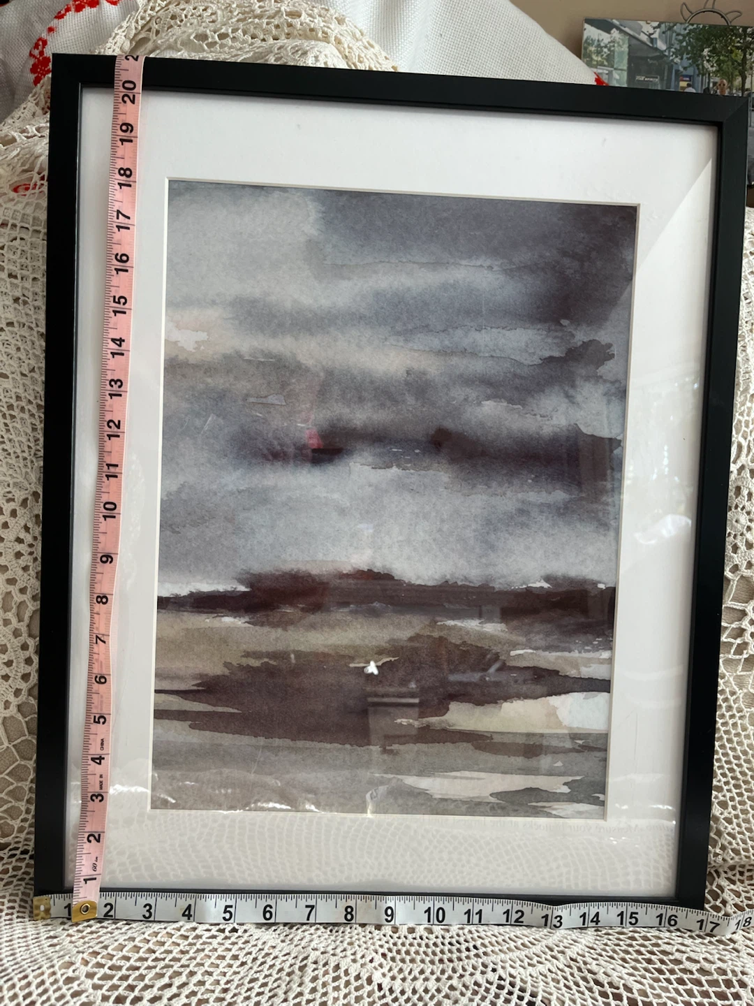 Art- Framed Abstract Watercolor Art Print - photo 2