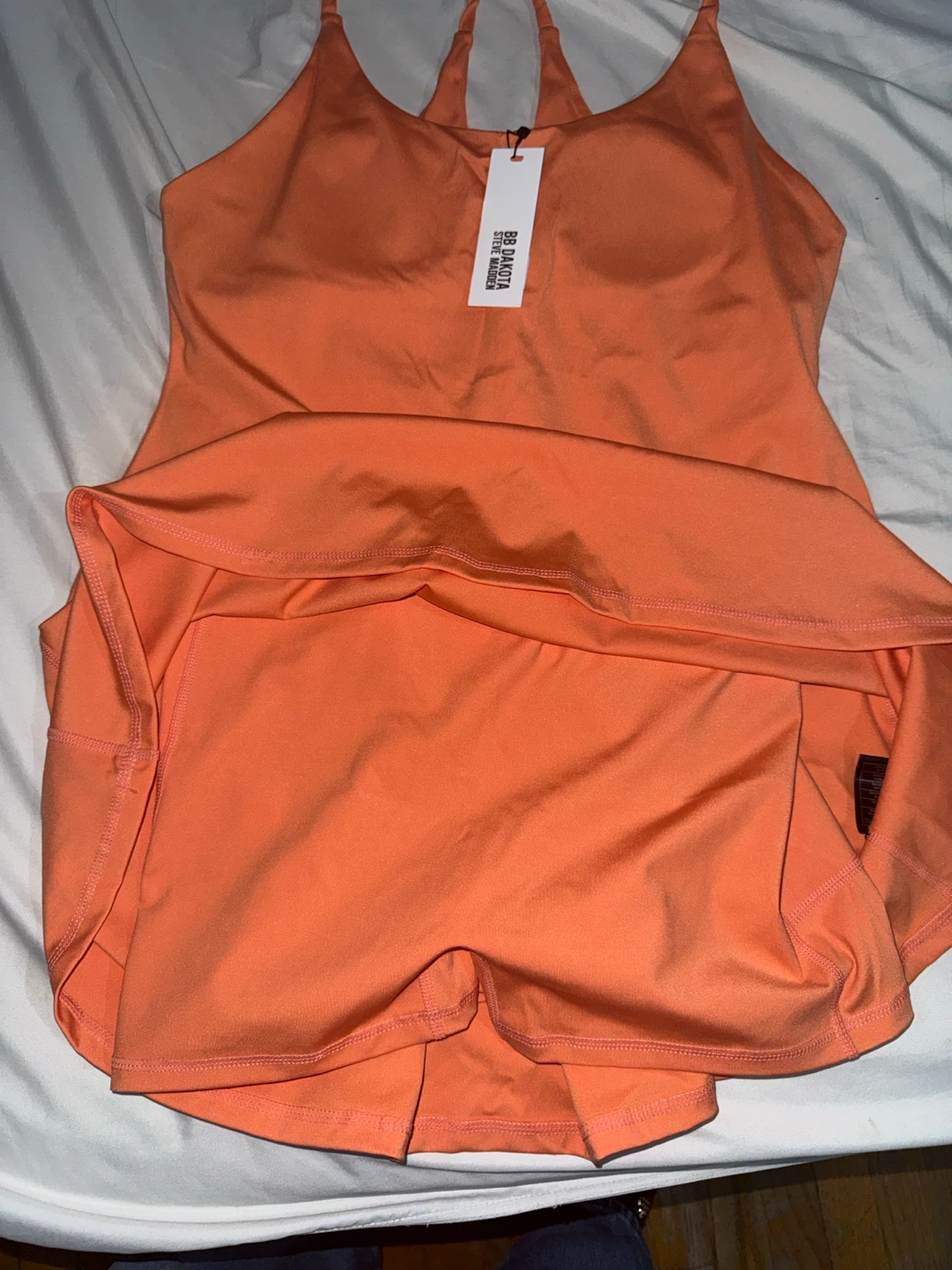 BB Dakota Tennis Dress with Shorts Medium Orange - photo 2
