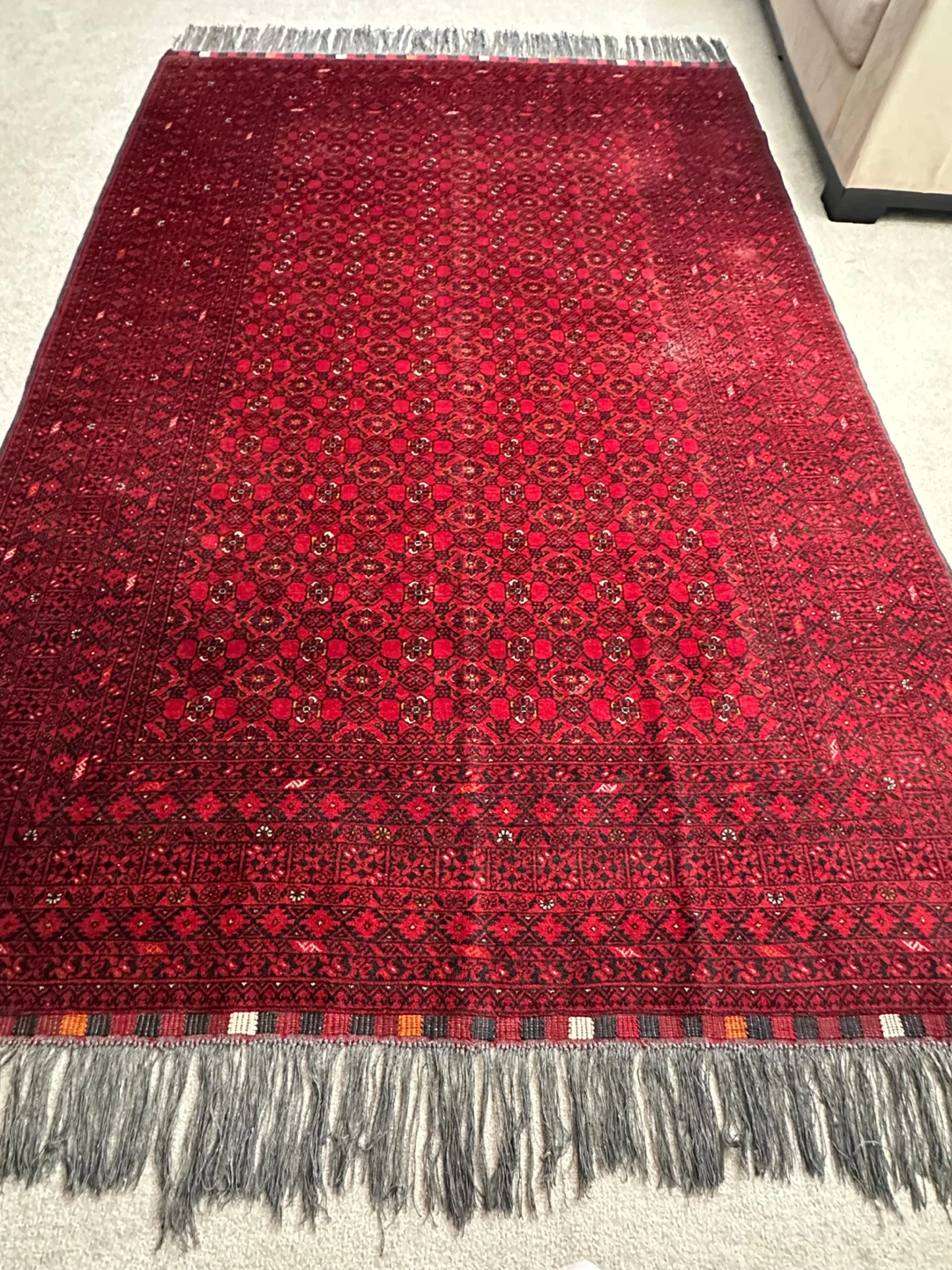 Authentic Afghan area rug