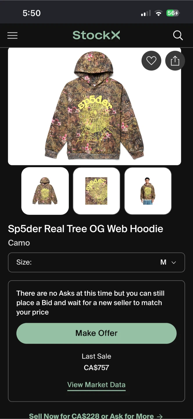 Spider Real Tree OG Web Hoodie - photo 4