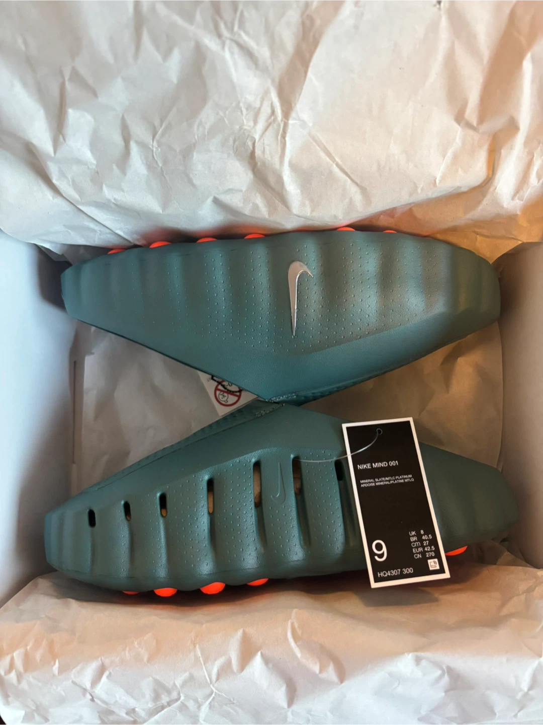 Nike Mind 001 Slides size 9 Men’s/10 Women’s