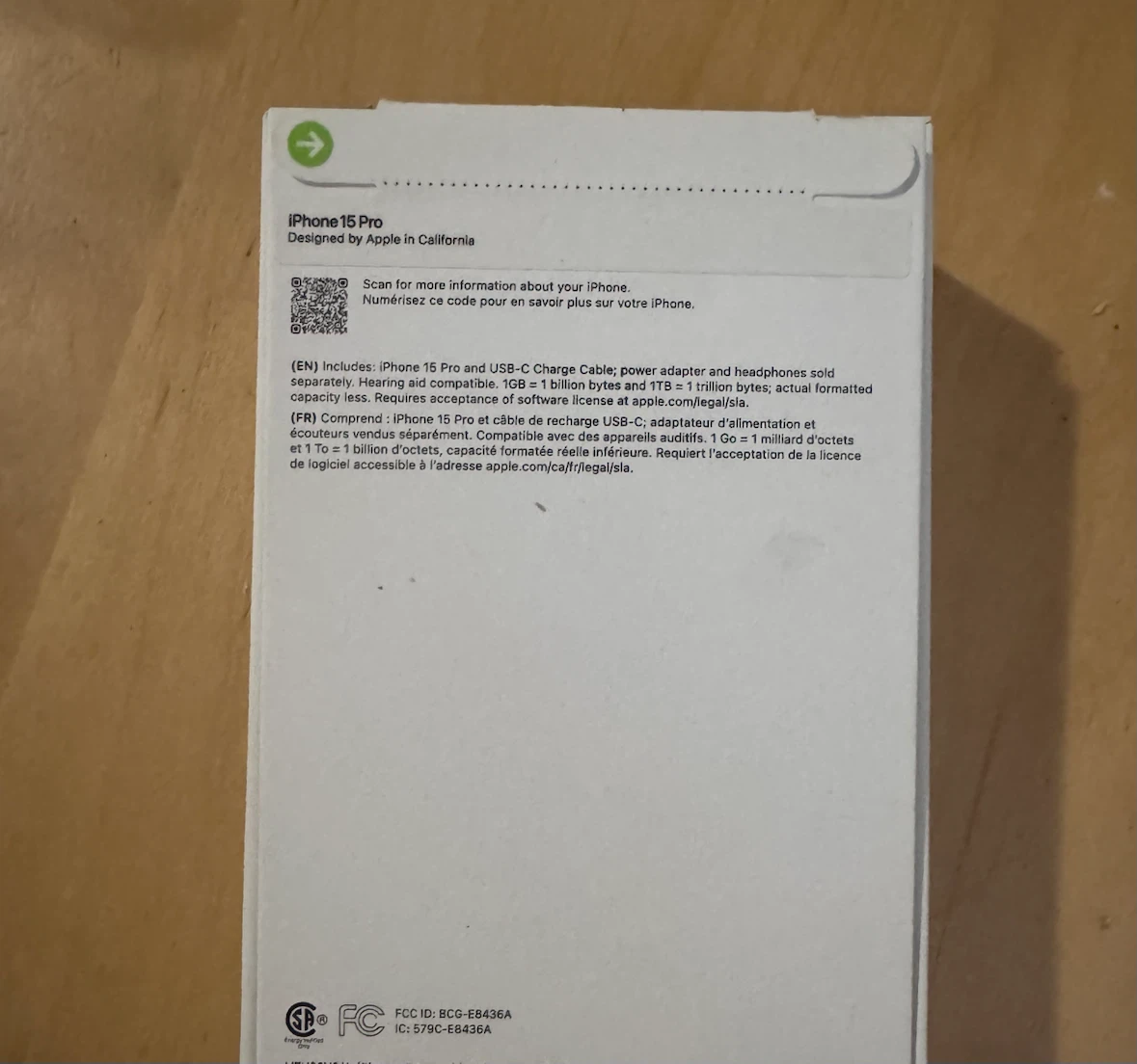 iPhone 15 Pro 128GB - White (Unlocked) - MINT Condition - photo 3