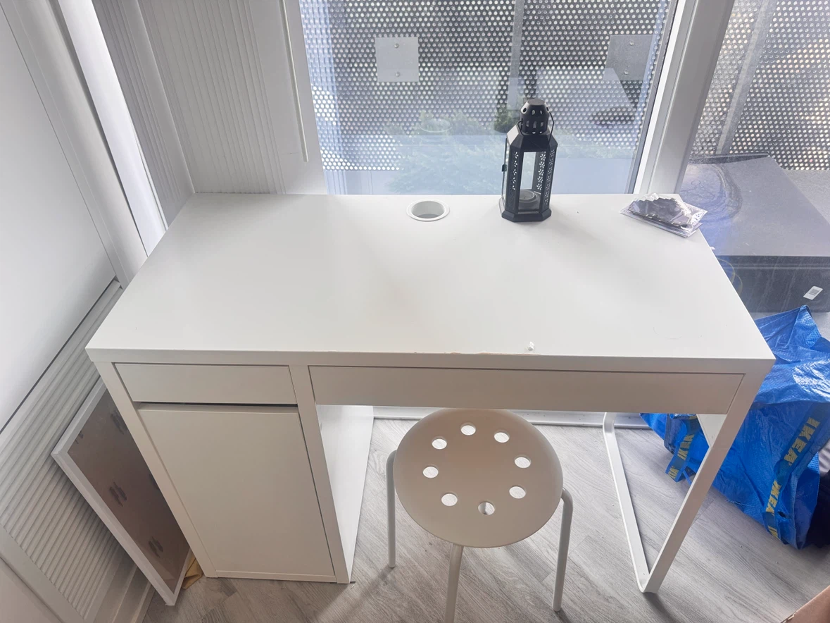 IKEA MICKE Desk with Drawer and Chair