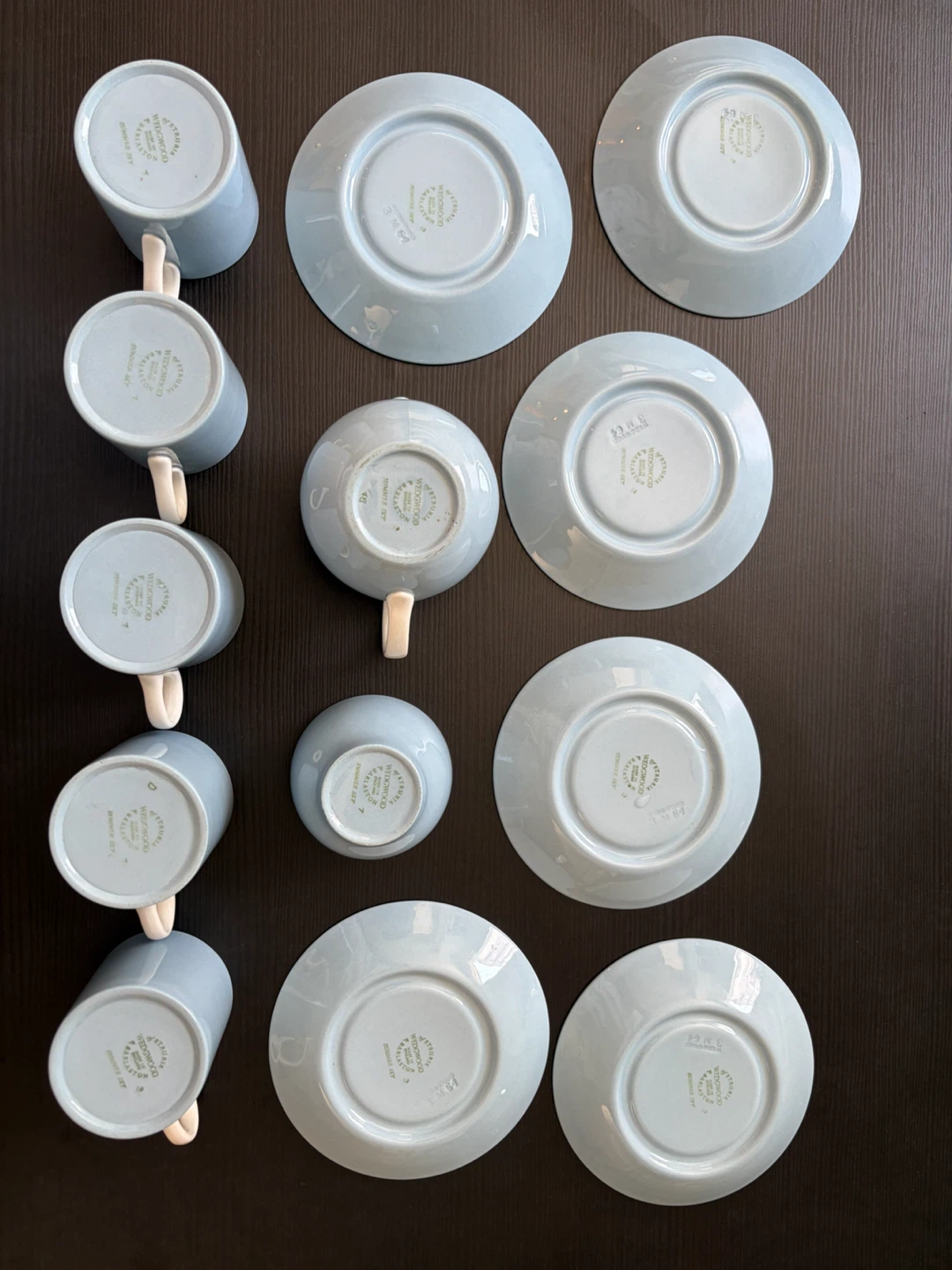 Vintage 1960s Wedgwood Summer Sky Blue Set - photo 2
