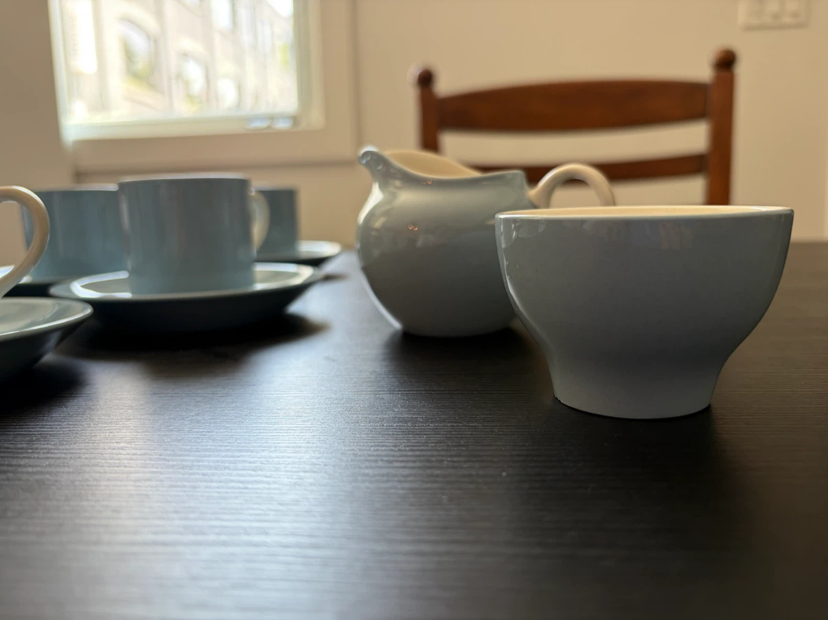 Vintage 1960s Wedgwood Summer Sky Blue Set - photo 3