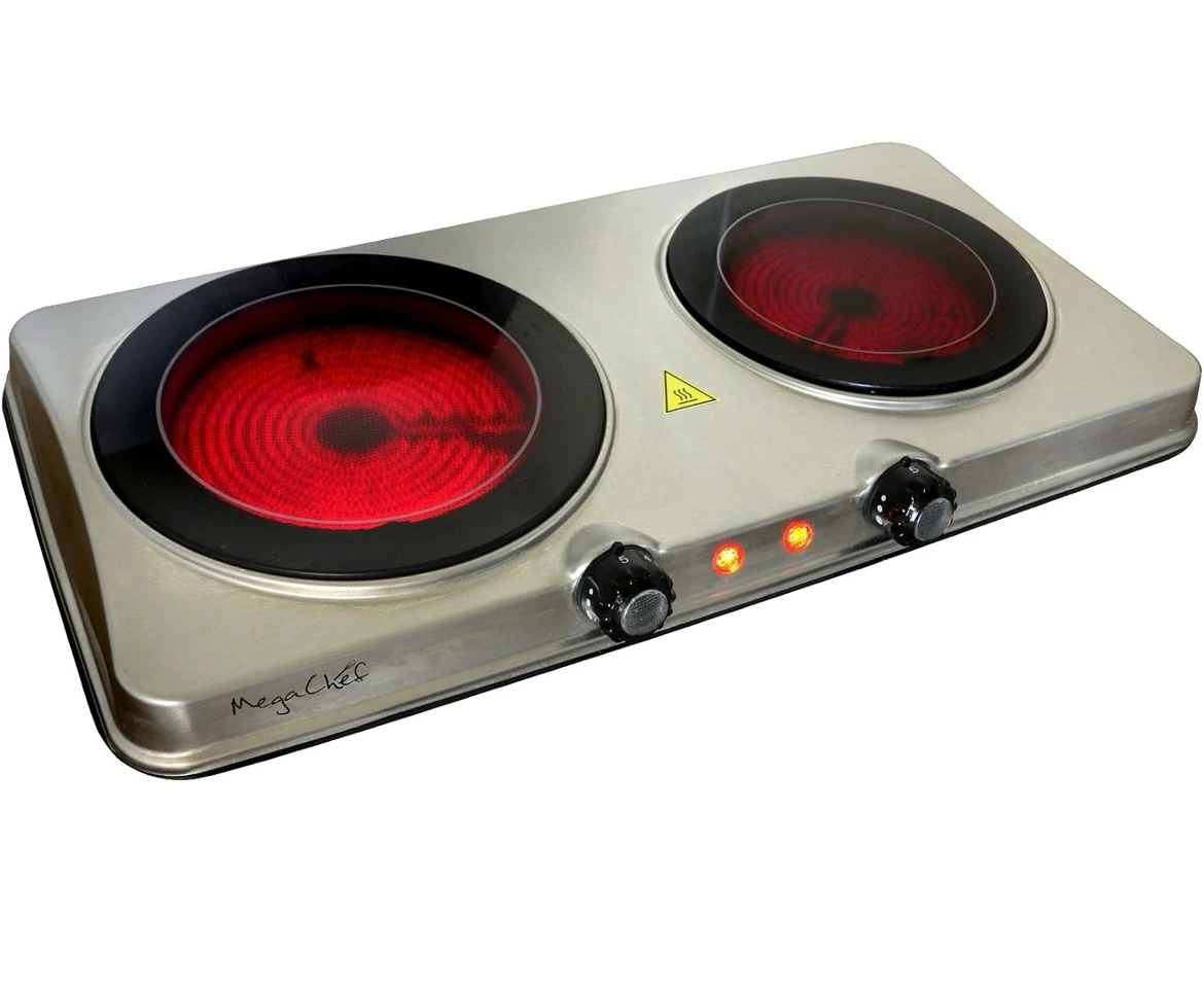 MegaChef Double Burner Hot Plate